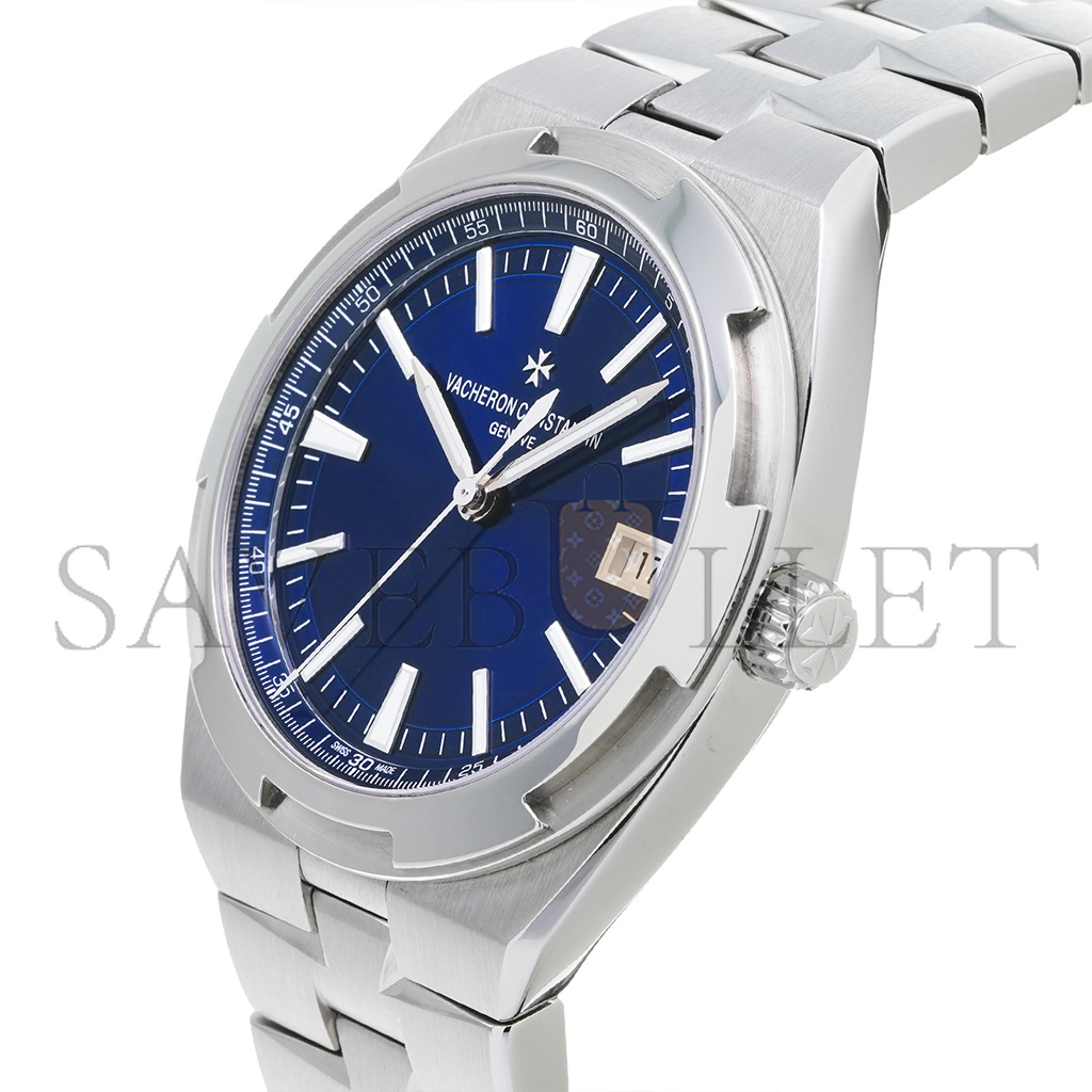 vacheron Co*sta*t*n overseas blue dial watch 4500v/110a-b128